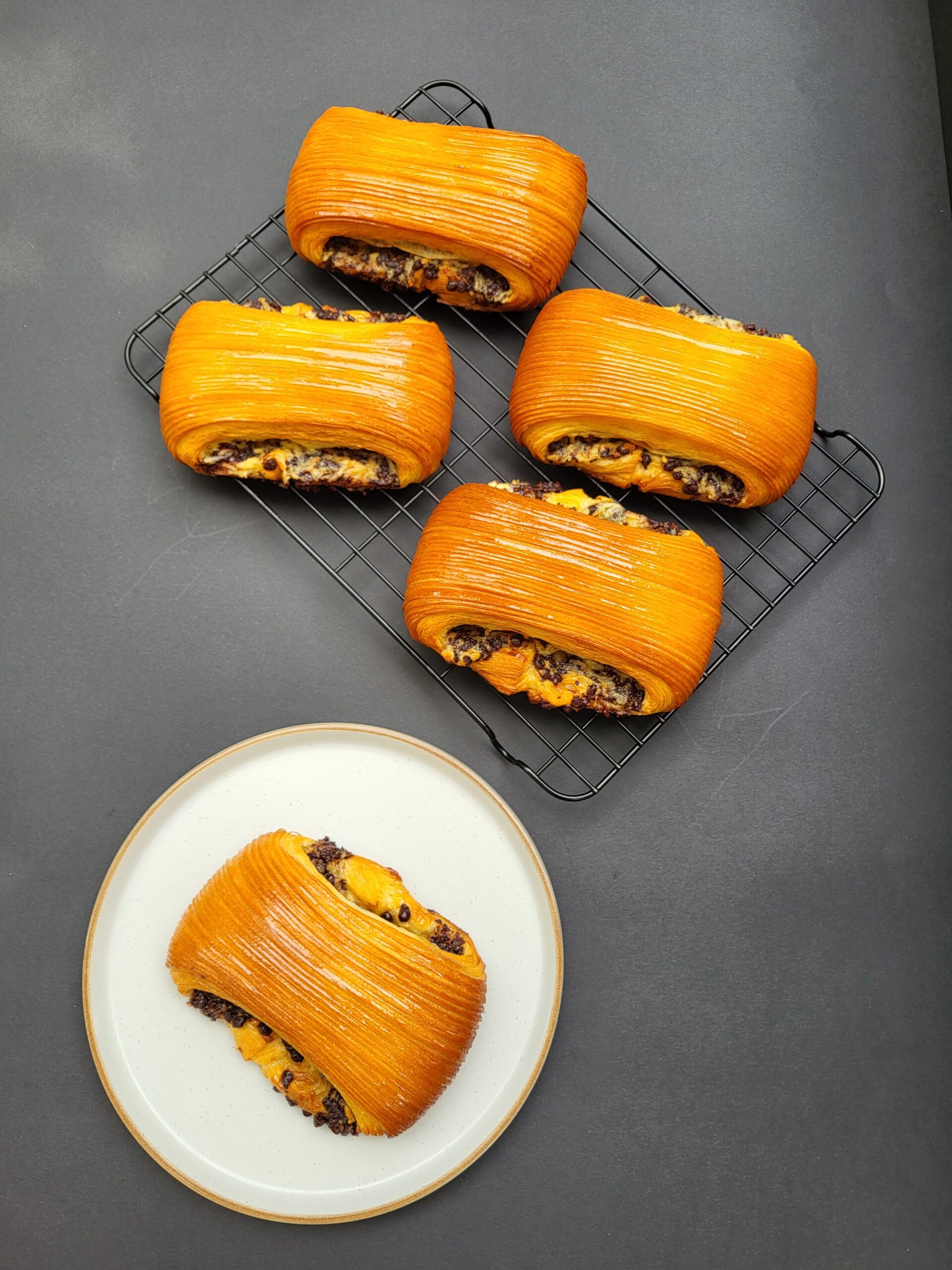 chocolate suisse croissant